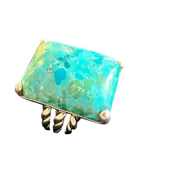 EFFY ENY Sterling Silver & Turquoise Ring - 7 - NWT - Picture 5 of 13